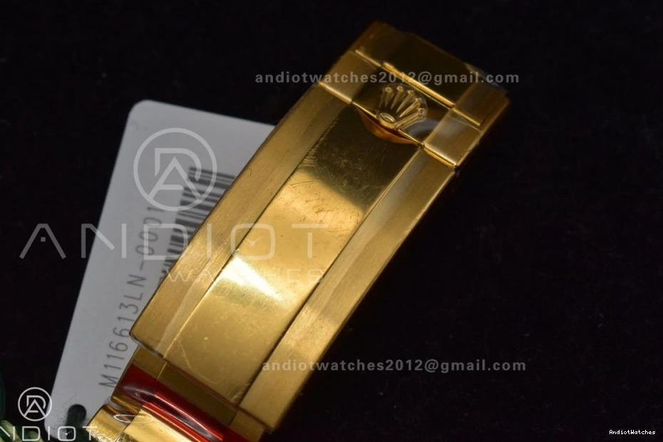 VSF Best LN 1:1 Bold Steel YG Edition Black 904L 1138 VS Ceramic Submariner 126618 0224